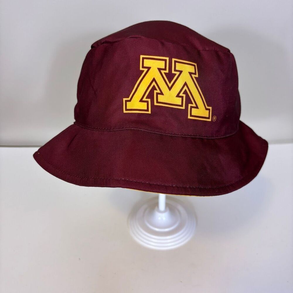 Minnesota Gophers Maroon and Yellow‎ Reversible Bucket Hat Unisex